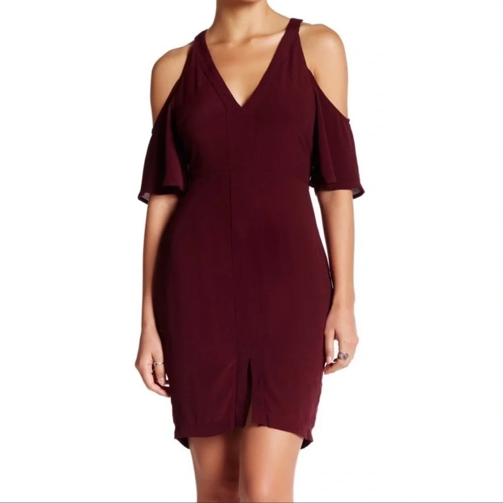 ASTR THE LABEL Cold Should Silk Mini Dress